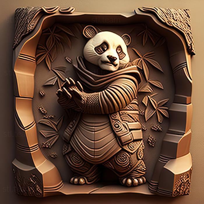 3D model Kung Fu panda 2 (STL)